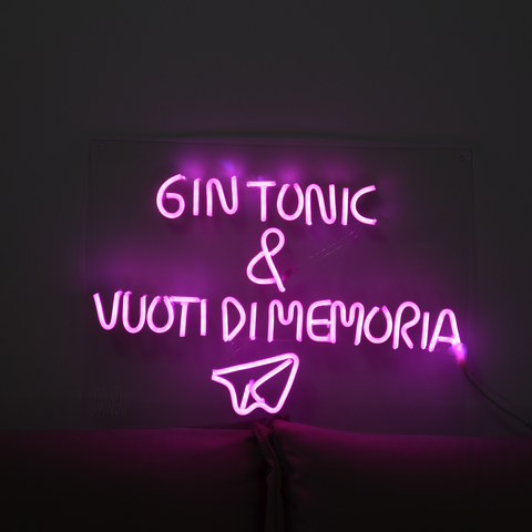 Gin tonic & vuoti di memoria LED - Linea Daria 