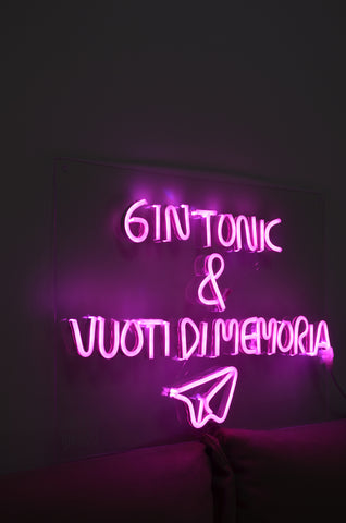 Gin tonic & vuoti di memoria LED - Linea Daria 